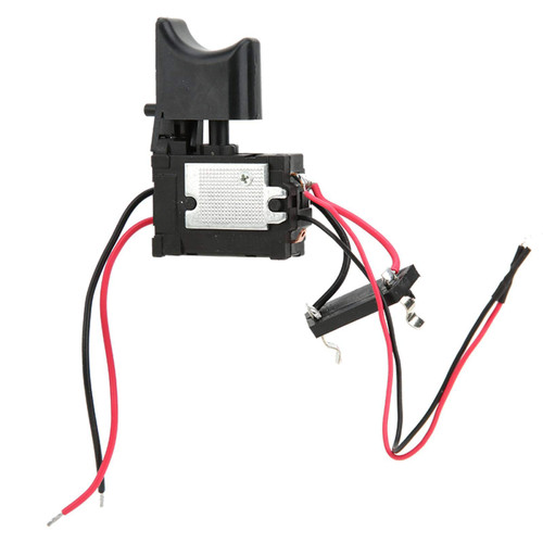 Electric Cordless Drill Speed Control Trigger Switch, 7.2 V - 24 V Drill Switch with Small Light for Electric Hand Drill or Other Power Tools