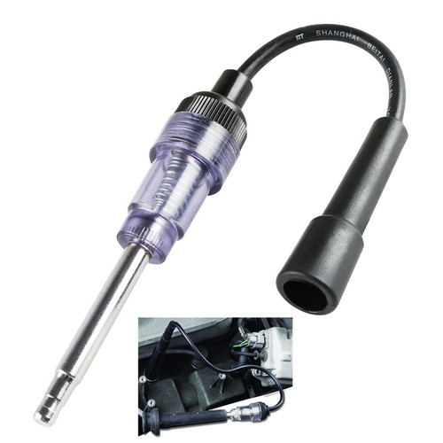 Spark Plug Engine Ignition Tester, Inline Spark Plug Tester, 6-12 Volt Pick Up Coil Armature Diagnostic Detector Tool, Universal Spark Tester for Car Small & Large Internal External Engine (1)