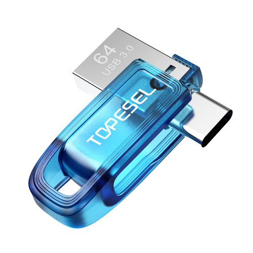 TOPESEL 64GB Type C Flash Drive USB 3.0 & USB C/Type C Dual Drive OTG 2 in 1 OTG Thumb Drive, Memory Stick, Jump Drive with Lanyard for Android Smartphones/PC/Mac/Tablet/Laptop TOPESEL 64GB Type C Flash Drive USB 3.0 & USB C/Type C Dual Drive OTG 2 in 1 OTG Thumb Drive, Memory Stick, Jump Drive with Lanyard for Android Smartphones/PC/Mac/Tablet/Laptop