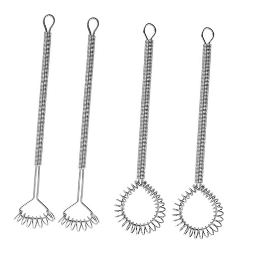 LABRIMP 4pcs Spring Stirrer Small Blender Hand Beater Kitchen Egg Mixer Drink Whisk Hand Milk Spring Egg Whisk Wisking Tool Household Mixers Stainless Steel Handheld Egg Beater LABRIMP 4pcs Spring Stirrer Small Blender Hand Beater Kitchen Egg Mixer Drink Whisk Hand Milk Spring Egg Whisk Wisking Tool Household Mixers Stainless Steel Handheld Egg Beater