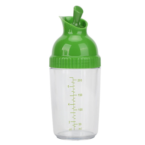 Salad Dressing Mixer Bottle, Cereal Bowls Rimmed Cereal Bowls 200ml Salad Dressing Shaker Salad Dressing Container BPA Prevent Leakage Salad Dressing Jar with Lid for Kitchen