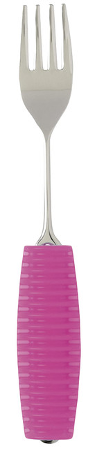 TE to TE Yo Okabe Tableware Seisakusho, Made in Japan, Flexible Kids Metal Fork, Pink