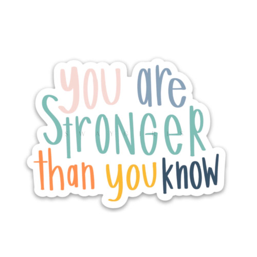 Swaygirls cute fridge magnets | You are stronger than you know refrigerator magnet | Inspirational quotes | Be nice.