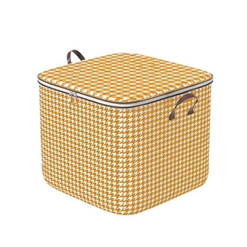 Houndstooth Storage Bag Large Capacity Folding Clothes Portable Wardrobe Sorting Clothes Storage Box with Reinforced Handle Zipper for Home Comforters Pillow Blanket Bedding Quilt (A, One Size) Houndstooth Storage Bag Large Capacity Folding Clothes Portable Wardrobe Sorting Clothes Storage Box with Reinforced Handle Zipper for Home Comforters Pillow Blanket Bedding Quilt (A, One Size)