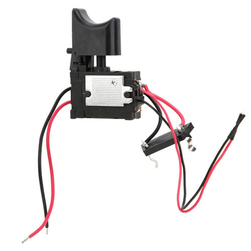 Cordless Drill Speed Control Trigger Switch 7.2 V - 24 V Electric Drill Switch with Small Light for Electric Hand Drill or Other Power Tools, Drill Trigger Switch with Reverse Function