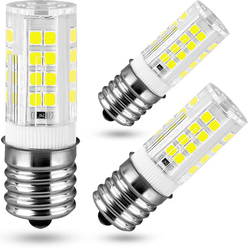 KAKEMONO E17 LED Bulb 4W Microwave Oven Light, 40W Halogen Bulb Replacement for Over Stove Appliance Range Hood Lighting, E17 Intermediate Base, 6000K Daylight White (3 Pack) KAKEMONO E17 LED Bulb 4W Microwave Oven Light, 40W Halogen Bulb Replacement for Over Stove Appliance Range Hood Lighting, E17 Intermediate Base, 6000K Daylight White (3 Pack)