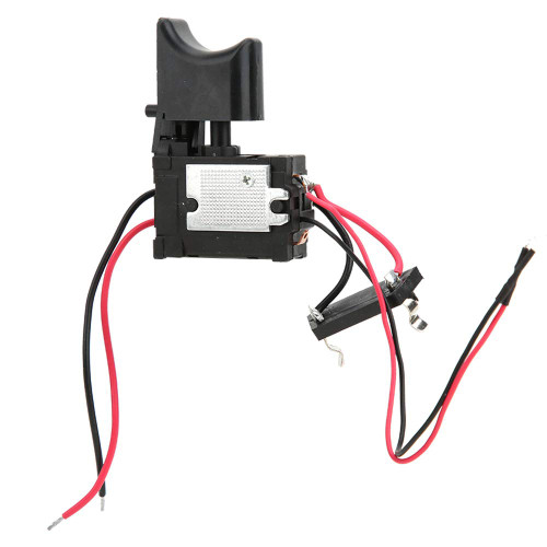 Control Trigger Switch,Electric Drill Switch 7.2 V - 24 V Lithium Battery Cordless Drill Speed Control Trigger Switch with Small Light for Electric Hand Drill or Power Tools