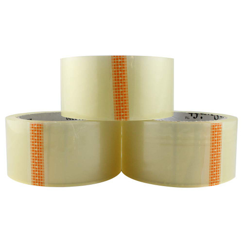 HGP, 3 Pack, 2" Clear Packing Tape, 2.0 MIL, 55 Yards per Roll, for Box Carton Shipping Packaging Sealing Moving Tape Guns