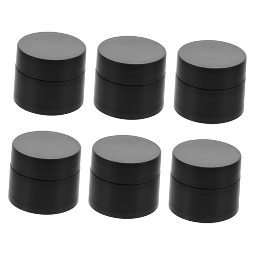 FRCOLOR 20pcs Packing Box Cream Empty Container Creams Pot Jars Clear Round Jars Empty Pot Jars Glass Terrarium with Lid Lotion Jars Eye Cream Jars Makeup Box Plastic Travel Cosmetic