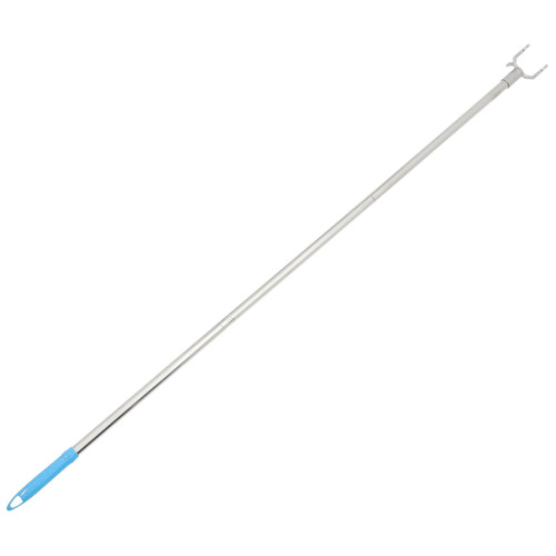 Homoyoyo Stainless Steel Clothes Drying Pole Clothesline Rod Clothes Rod Clothesline Pole Wardrobe Hook Pole Clothes Drying Supply Cloth Drying Rod Household Clothes Pole