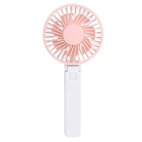 qiguch66 Mini Handheld Fan,Portable Personal Fan,Portable Handheld Folding Desktop Rechargeable USB Pocket Cooling Fan Air Cooler - Pink