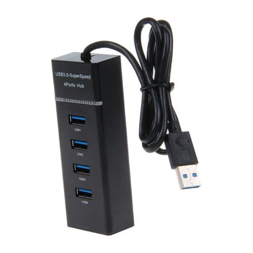 FUOYLOO 1pc 4 Computer Hub 4 Port USB Hub Adapter Portable Data Hub USB Adaptor USB a Hub Data USB Hub Multifunction Hub Portable Splitter Converter High Speed