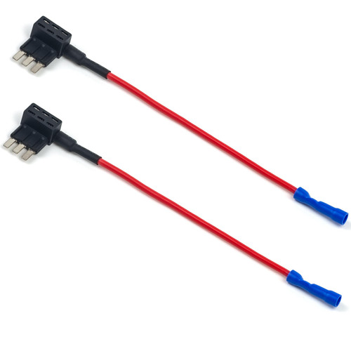 SINBRLAI 2pcs Micro3 ATM ADD A-Circuit Fuse Tap Link, 3 ATM Micro 3 Fuse Tap for Cars, Trucks, Boats