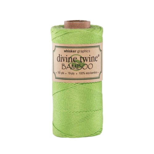 Divine Twine Eco-Bamboo, Solid Green