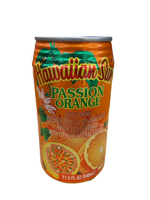 Hawaiian Sun Passion Orange Juice Drink - A Symphony of Passion Fruit and Orange Bliss!  11.5 Fl Oz (pack of 1)