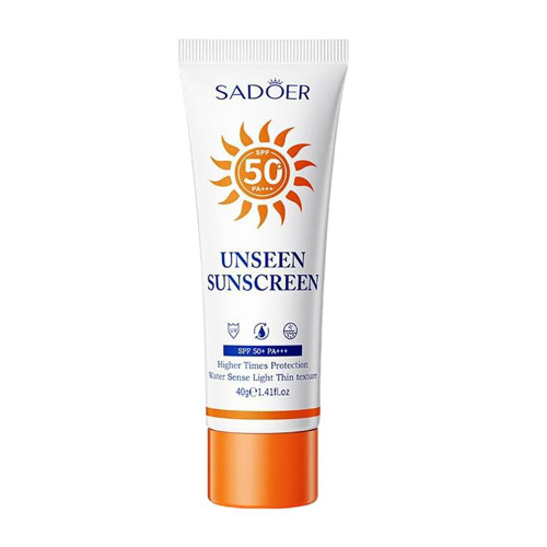 UV Clear Face Sunscreen, SPF 50 Oil Free Sunscreen, Protects and Calms Sensitive Skin and Acne-Prone Skin, Sun Protection Lotion Cream Suncream High Protection Anti-ageing, 40g