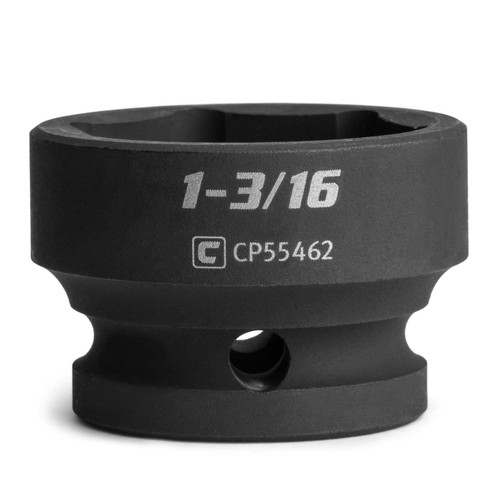 Capri Tools 1-3/16 in. Stubby Impact Socket, 1/2 in. Drive, 6-Point, SAE