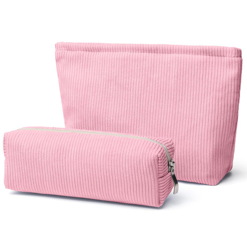 SANYETS Makeup Bag, Cosmetic Bags for Women, Cosmetic Bag for Purse, Small Makeup Bag, Mini Makeup Bag, Small Pouch, Pink Makeup Bag, Cute Preppy Things Aesthetic Stuff