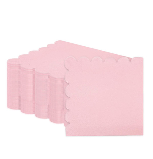 HEIPINIUYE 50 Pieces 3-ply Light Pink Napkin Disposable Scalloped Cocktail Napkins Beverage Napkins Dessert Napkins Paper Napkins for Wedding Birthday Party Paper Dinner Napkins HEIPINIUYE 50 Pieces 3-ply Light Pink Napkin Disposable Scalloped Cocktail Napkins Beverage Napkins Dessert Napkins Paper Napkins for Wedding Birthday Party Paper Dinner Napkins