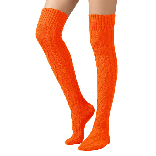 SherryDC Women's Cable Knit Thigh High Boot Socks Extra Long Winter Stockings Leg Warmers SherryDC Women's Cable Knit Thigh High Boot Socks Extra Long Winter Stockings Leg Warmers