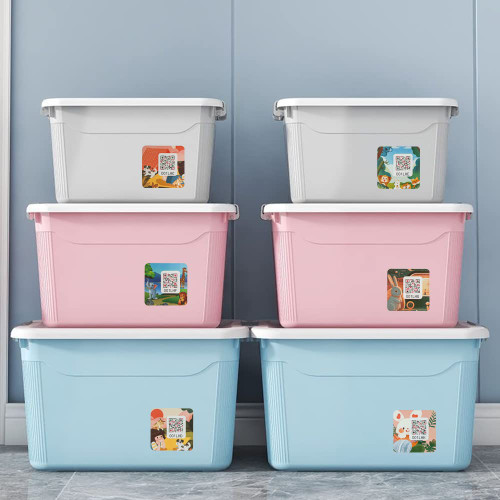 Cute Animal QR Code Labels for Storage & Organization Smart Moving Label Pack and Track QR Code Stickers for Inventory, No Need Download APP Cute Animal QR Code Labels for Storage & Organization Smart Moving Label Pack and Track QR Code Stickers for Inventory, No Need Download APP