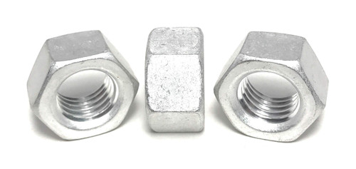 5/8-11 Aluminum Finished Hex Nuts - Solid Aluminum Hex Nuts (5 Pieces)