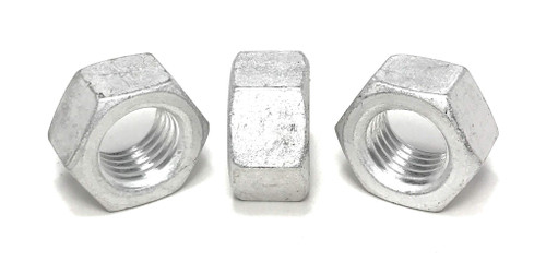 3/4-10 Aluminum Finished Hex Nuts - Solid Aluminum Hex Nuts (2 Pieces)
