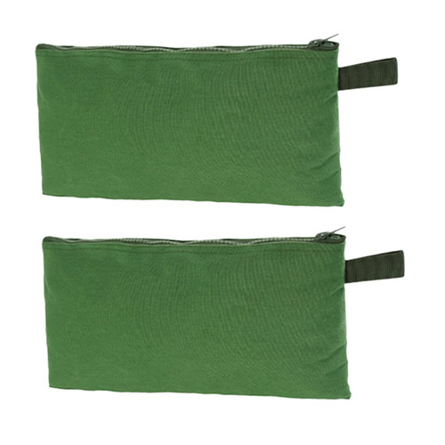 Hoement 2pcs Canvas Tool Bag Tote Bag with Zipper Zipper Storage Pouch Nylon Tote Heavy Duty Canvas Bag Canvas Zipper Pouch Small Tool Kit Mutitool Carry Storage Bag
