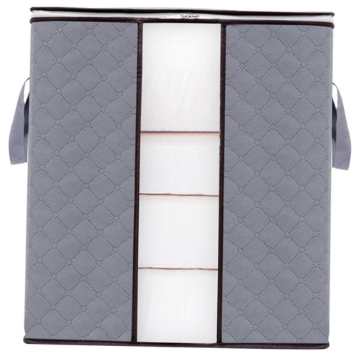 ABOOFAN 1pc Packing Bag Quilt Zipper Bags Clothing Zipper Bags Clothes Storage Organizer Storage Bags for Blankets Blanket Storage Bags Non-woven Fabric Big Clothes Manager