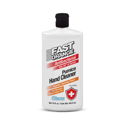 Fast Orange Permatex 25722 Antibacterial Pumice Hand Cleaner, 15 oz