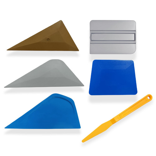 GWEITOOL Window Tint Tools 6 in 1 Window Tint Squeegee Plastic Vinyl Squeegee for Window Tinting and Car Wrapping