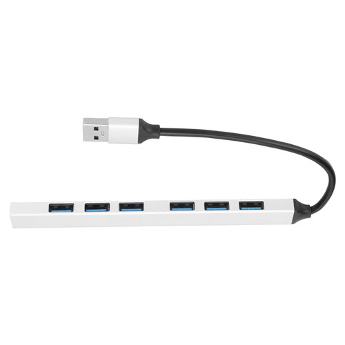 7 Port USB Hub, Office Rugged USB Splitter for Computer