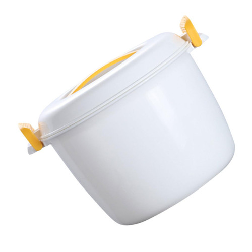 Abaodam rice cooker microwave egg cooker microwave rice containers microwave rice maker soup bowl microwave rice pots microwave safe steamer cooking household travel Noodle cooker plastic