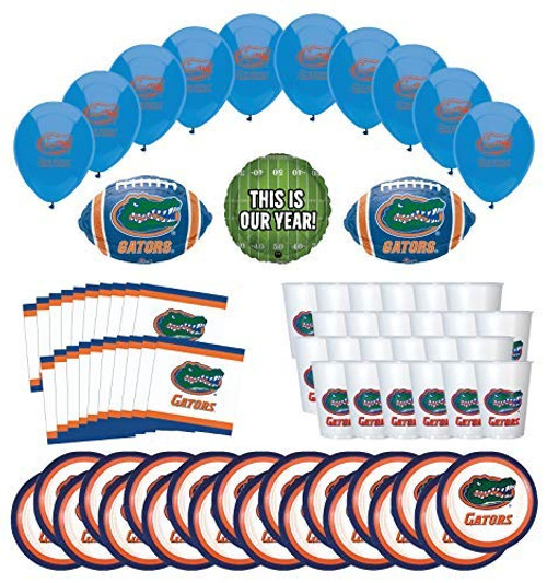 Mayflower Products Florida Gators Football Tailgating Party Supplies for 20 Guest and Balloon Bouquet Decorations Mayflower Products Florida Gators Football Tailgating Party Supplies for 20 Guest and Balloon Bouquet Decorations
