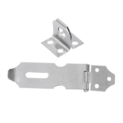 ORFOFE 20pcs Stainless Steel Lock Padlock Hasp Door Clasp Solid Hasp Easy to Install Hasp General Security Hasp Gate Hasp Practical Hasp Shed Hasp Heavy Staple Door Gate Buckle Door Latch