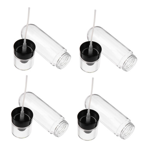 Beaupretty 4pcs inverted spray bottle Refillable Travel Container Transparent Spray Bottles mini perfume bottle Travel Spray Bottles water spray bottle clear container pet mist storage bottle
