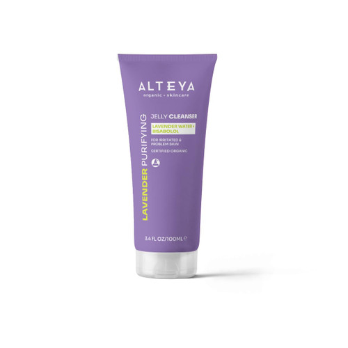 Alteya Organics Jelly Cleanser with Lavender Water and Bisabolol - Certified Organic - 3.4 Fl Oz/100mL