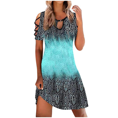 White Maxi Dress Beach Dresses for Women Cold Shoulder Short Sleeve Tshirt Dresses Casual Loose Floral Midi Dress Summer Sun Dress Today's Deals of The Day White Maxi Dress Beach Dresses for Women Cold Shoulder Short Sleeve Tshirt Dresses Casual Loose Floral Midi Dress Summer Sun Dress Today's Deals of The Day