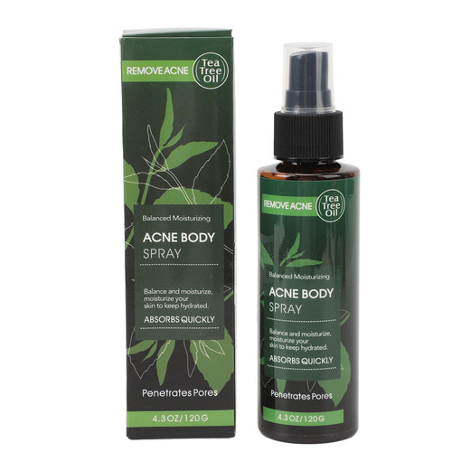 120g Pimple Spray, Anti Drying Body Treatment Spray Clear Blemishes Balanced Body Pimple Spray for All Skin Care, Preventing, Controlling, Healing Blemishes