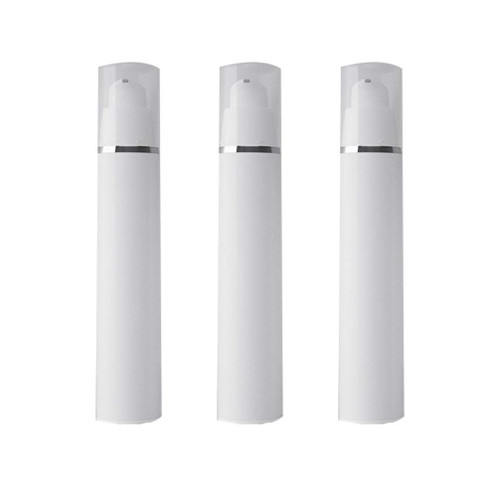 Cabilock 3pcs Travel Lotion Container Travel Container Sub Bottle for Lotion Vaccum Lotion Bottles Clear Container Home Vaccum Pump Bottle Buckle Vacuum Bottle Pp White