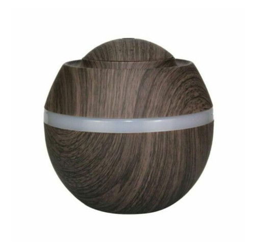 500ml Air Aroma Essential Oil Diffuser LED Ultrasonic Aromatherapy Humidifier 500ml LED USB Deep Wood
