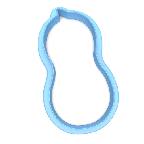 Sweet Prints Inc Peanut Cookie Cutter - Dishwasher Safe (4")