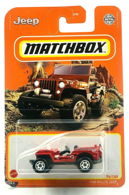 Matchbox 1948 Willys Je-ep [Red] 76/100