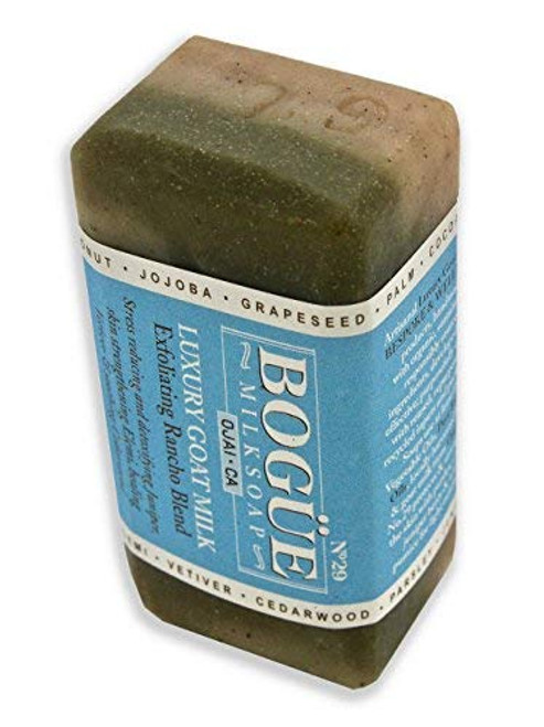 Handmade Bogue Goat Milk Soap-Juniper, Elemi,Vetiver & Soothing Cedarwood- No.29 Exfoliating Ojai Blend Handmade Bogue Goat Milk Soap-Juniper, Elemi,Vetiver & Soothing Cedarwood- No.29 Exfoliating Ojai Blend