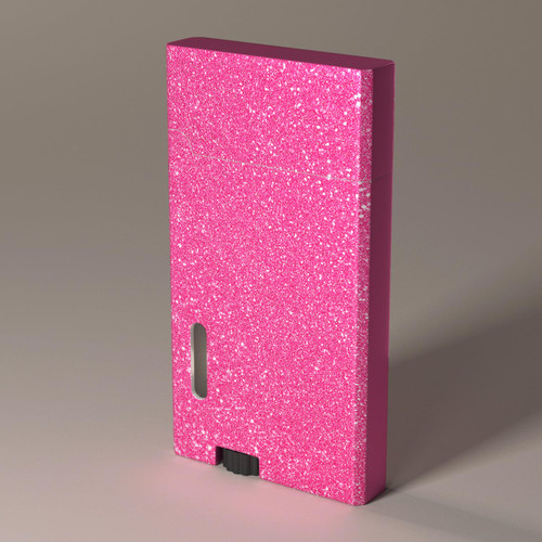 Pink Metal Cool Torch Lighter,Jet Torch Windproof Lighters,Flame Butane Adjustable Lighter,Refillable,Candles Camping BBQ (No Butane Fuel)