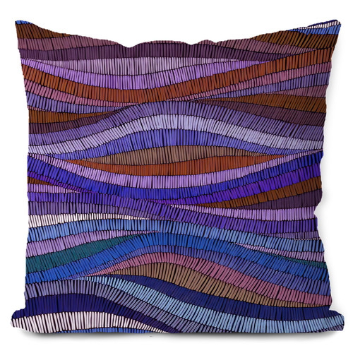 Likjad Colorful Pillow Covers,mid Century Modern Decor Throw Pillow Covers 18x18,Boho Pillow Covers,mid Century Modern Decor Pillow Covers,Rainbow Throw Pillowcase Purple