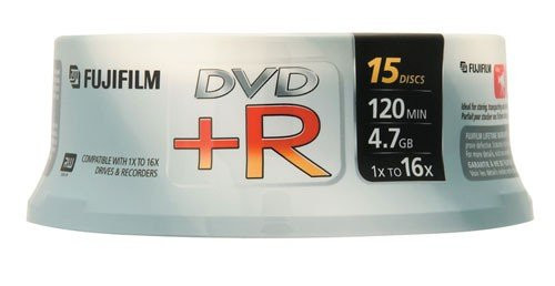 Fuji Dvd+r 15pk-total of 90 discs