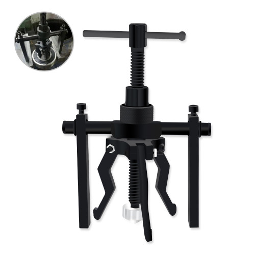 OFBAND Car 3 Jaw Bearing Puller,Carbon Steel Gear Puller Tool Inner Bearing Puller for Remove 1/2"-2" ID Sleeve Bearings,Practical Pilot Bearing Removal Tool for Car Motorcycle