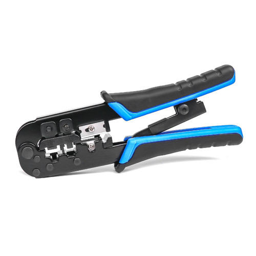 Network Crimper,Cable Stripper Cutter - RJ11 RJ12 RJ45 6P6C/4C,8P8C Connector Crimper Pliers, for Network and Telephone Cables,Ethernet Crimping Hand Tools