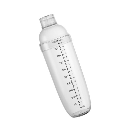 Pc Glass Drinking Bottle Glass Blender Wine Shaker Bottle Cocktail Shaker Cocktail Mixer Drink Shakers Cocktail Parisian Shaker Milk Tea Shaker Clear Tea Kettle With Scale Tool